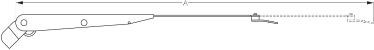 Sea Dog Marine - Wiper Arm Adjustable - Sea-dog Line (413111s-1)