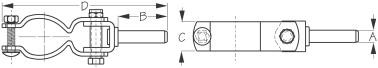 Sea Dog Marine - Zinc Plated Clamp On-orlck Heavy Duty (582072-1)