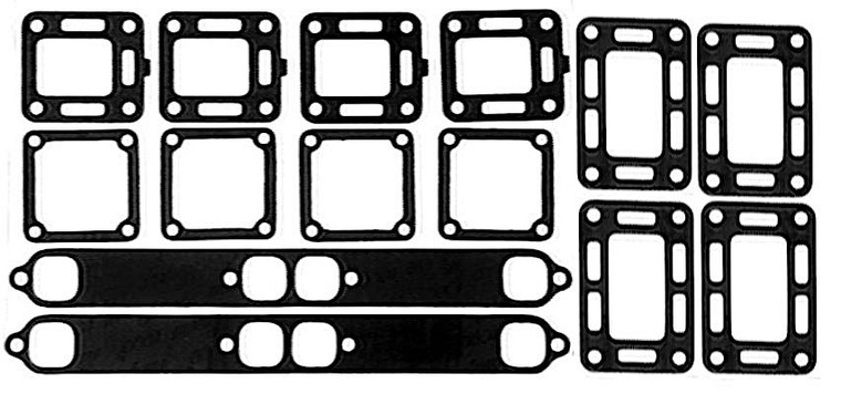 Sea Star Solutions - Mercruiser-exhaust Manifold Gasket Set - Sierra Marine Engine Parts (18-4394)