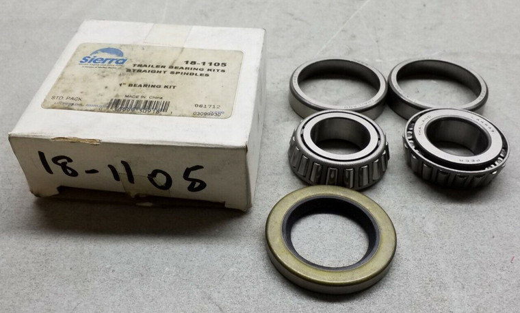 Sea Star Solutions - Trailer Bearing Kit 1" Spindle - Sierra Marine Engine Parts - 18-1105 (118-1105)