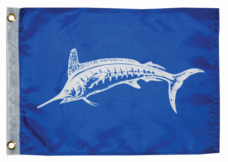 Taylormade - 12x18 White Marlin Flag (3018)