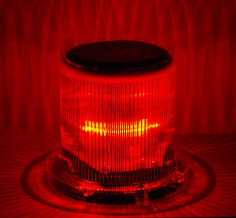 Taylormade - Solar Warning Light  Red Leds (46107)