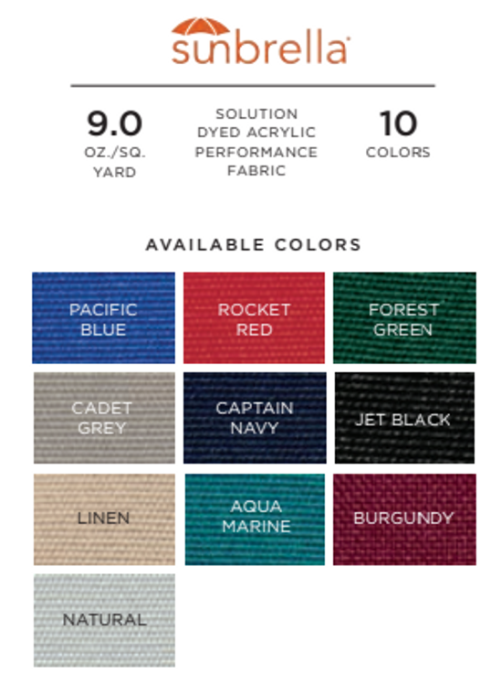 Taylormade - Toon Boot Sunbrella 96" Lt (84317ab) Taylormade - Toon Boot Sunbrella 96" Lt (84317ab)