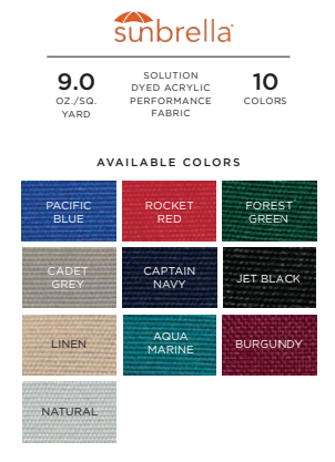 Taylormade - Toon Boot Sunbrella 96" Lt (84317ar)