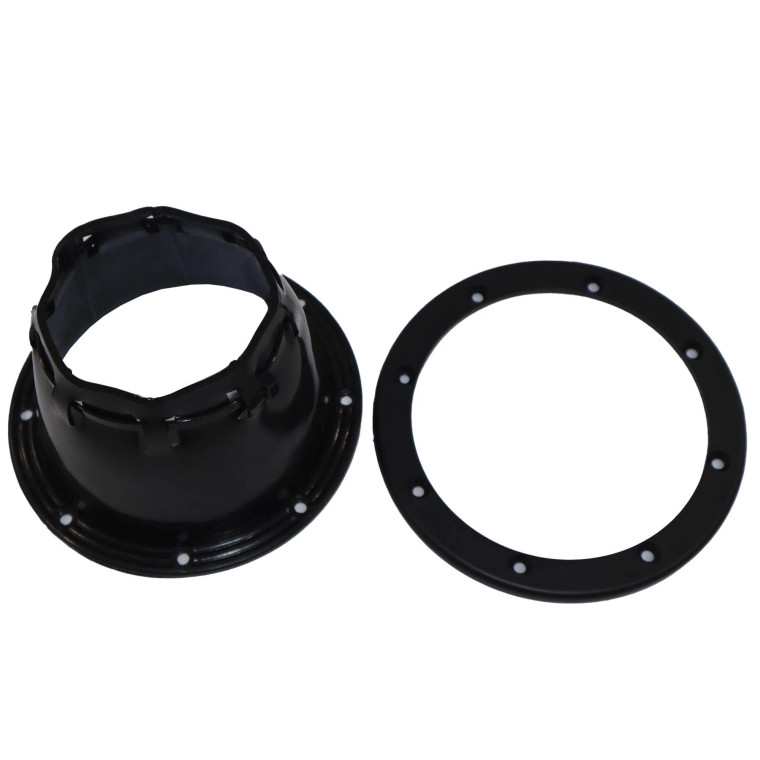 Th Marine - 3 Cable Boot With Ring-black (cbk-1-dp)