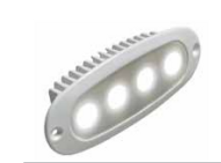 Th Marine - Oval Light Recessed Mount 4x3w-white (led-39120-dp) Th Marine - Oval Light Recessed Mount 4x3w-white (led-39120-dp)