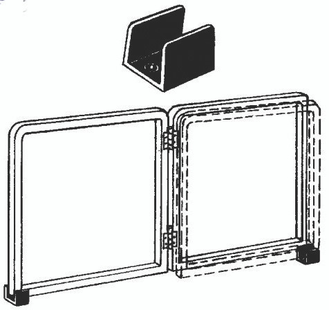 Th Marine - Pontoon Gate Holder (gh-1g)