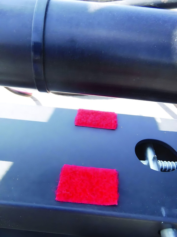 Th Marine - Trlng Motor Vibration Pads (gfes-blk-dp)