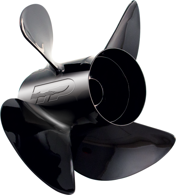 Turning Point Propellers - 13.5 X 15 Aluminium Four Blade Right Hand Rotation Prop Hustler (21431530)