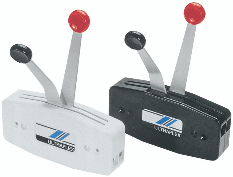 Uflex - Two Lever Control Box - Uflex Usa (b49) Uflex - Two Lever Control Box - Uflex Usa (b49)