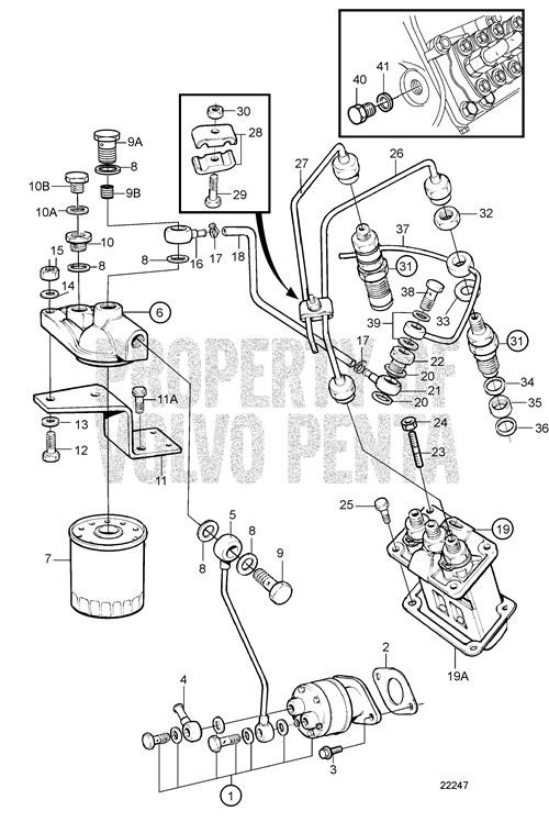 Volvo Penta - Banjo Nipple - Volvo Penta (3580101)