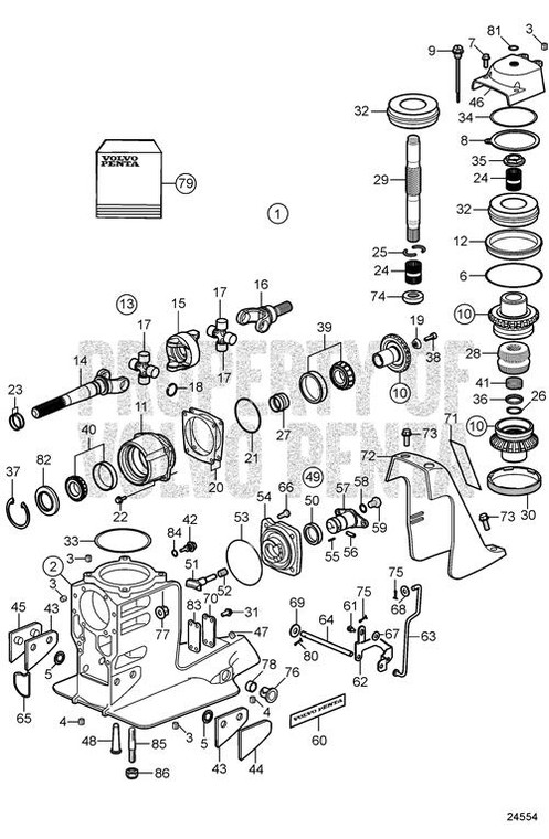 Volvo Penta - Decal Volvo Penta - Volvo Penta (3855646)