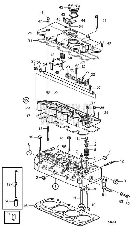 Volvo Penta - Gasket - Volvo Penta (3887222)