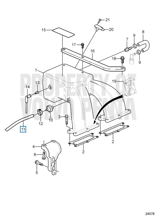 Volvo Penta - Hose Volvo Penta - Volvo Penta (3860085)