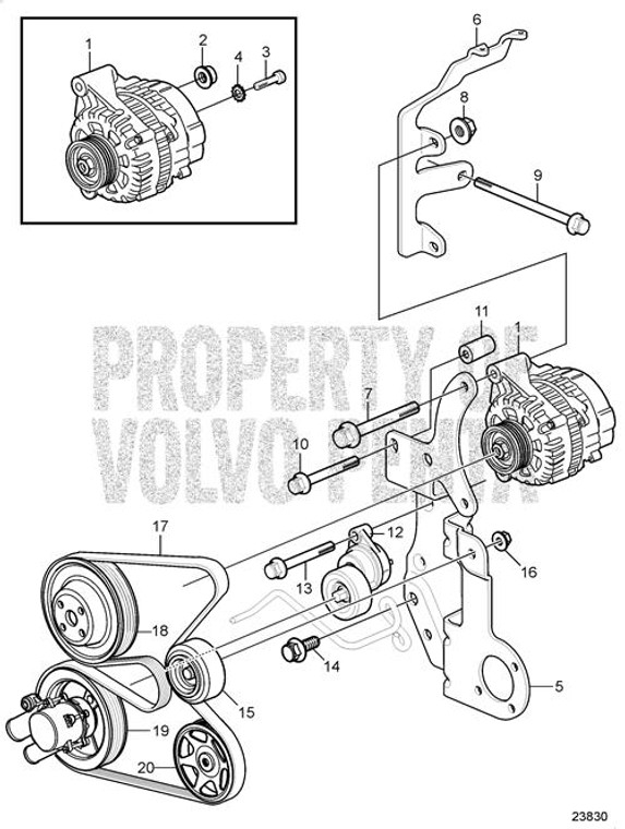 Volvo Penta - Spacer - Volvo Penta (3886468)