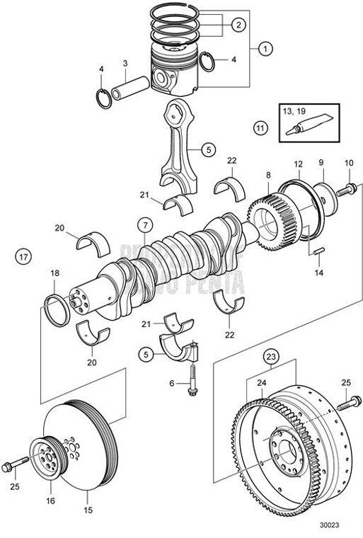 Volvo Penta - Washer - Volvo Penta (60111980)