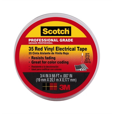 3m - Electric Tape Red 3/4" - 10810