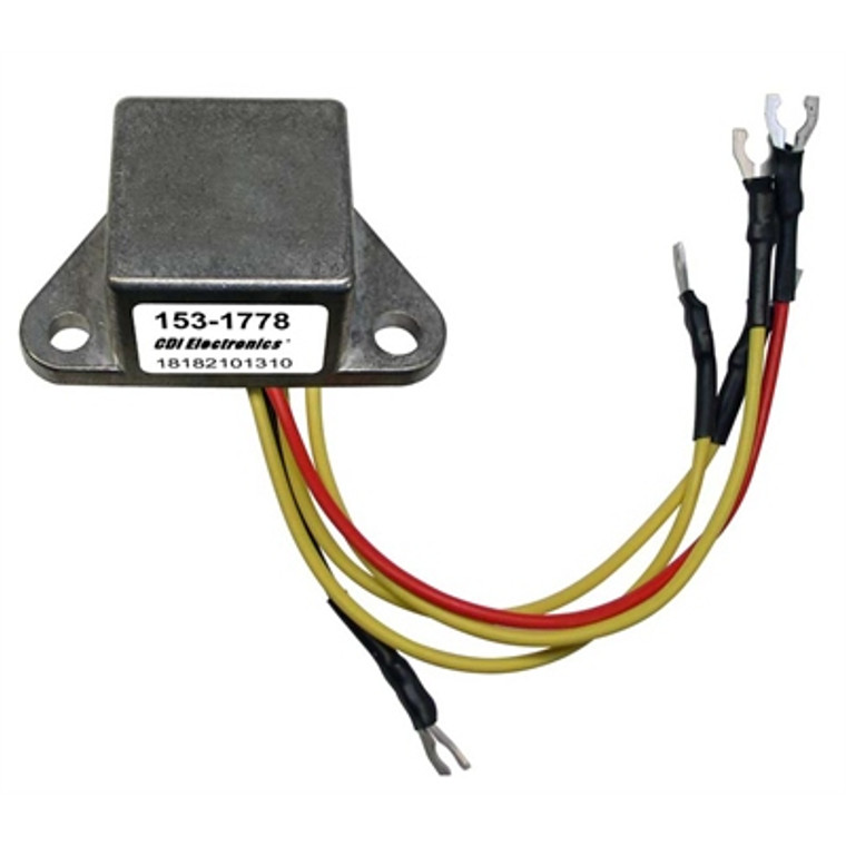 Cdi Electronics - Omc Rectifier 4 Wire - 153-1778 Cdi Electronics - Omc Rectifier 4 Wire - 153-1778