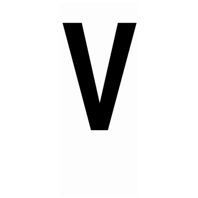 Hardline Products - Letter V - 17321