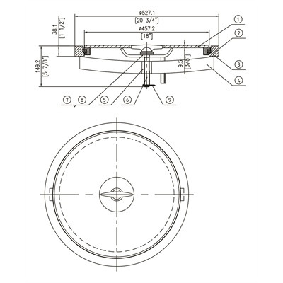 Icf - Manhole T Handle Gasket - TH430HDL-GSK