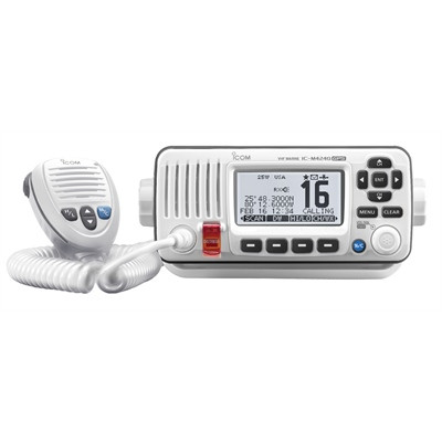 Icom America  - Vhf Fxd Mount W/gps Wht - M424GWHITE