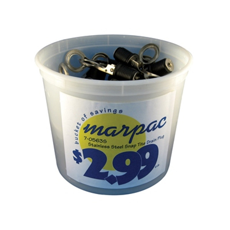 Marpac - Ss Snap Drn 1" Bckt 50 - 7-0563S Marpac - Ss Snap Drn 1" Bckt 50 - 7-0563S