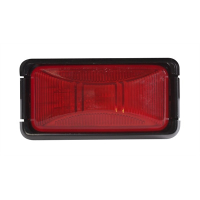 Optronics  - Clearance Light W/ Black Base - Red - MC92RS