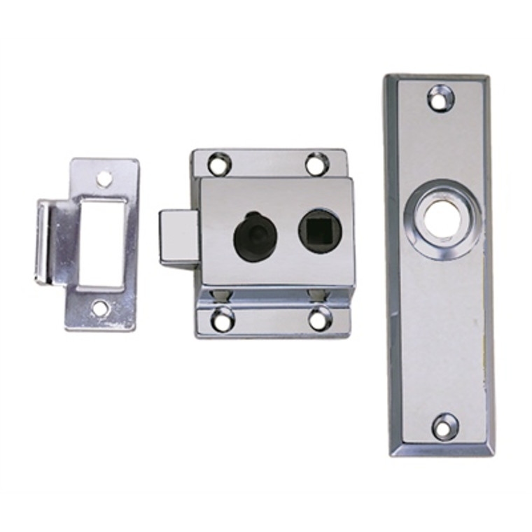 Perko - Display Pack - Rim Latch Set Flsh Strke - 0930 DP0 CHR Perko - Display Pack - Rim Latch Set Flsh Strke - 0930 DP0 CHR
