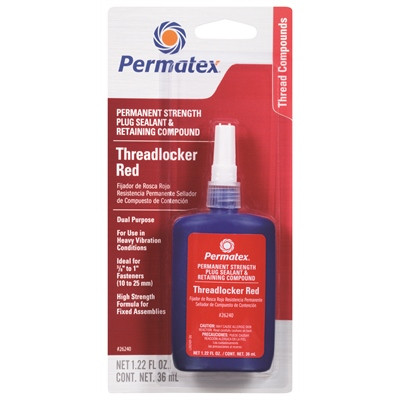 Permatex  - Thrd Lck Red 262 36ml - 26240