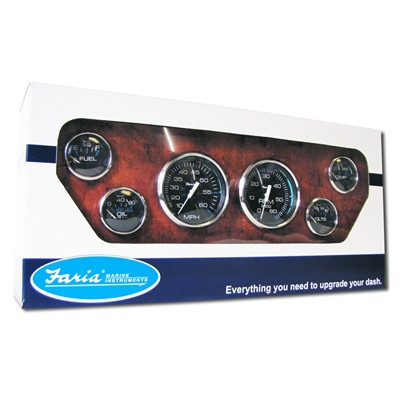 Riverside Mfg - Gauge Set Inbrd Ches Blk - KTF003