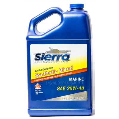 Sierra - I/o Eng Oil 25w40 Syn 5q - 18-9440-4