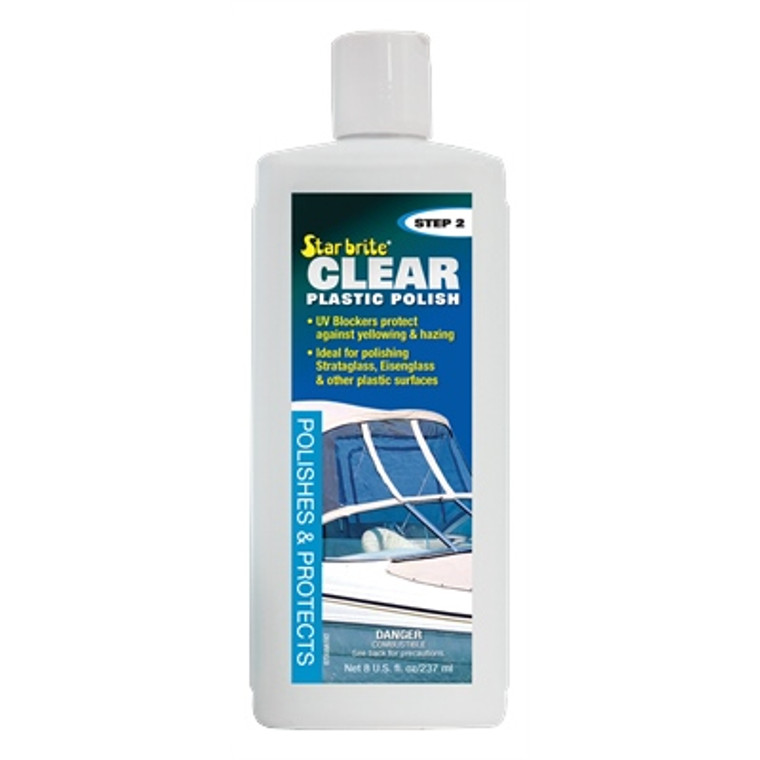 Star Brite - Clear Plastic Polish 8oz - 87308 Star Brite - Clear Plastic Polish 8oz - 87308