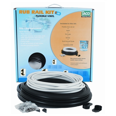 Taco Aftermarket - Flex Vinyl R/r Kt Blk/wh - V11-3447BWK50-2