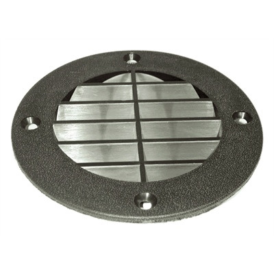 T-h Marine - Louvered Vent 4" Blk - LV-1-DP