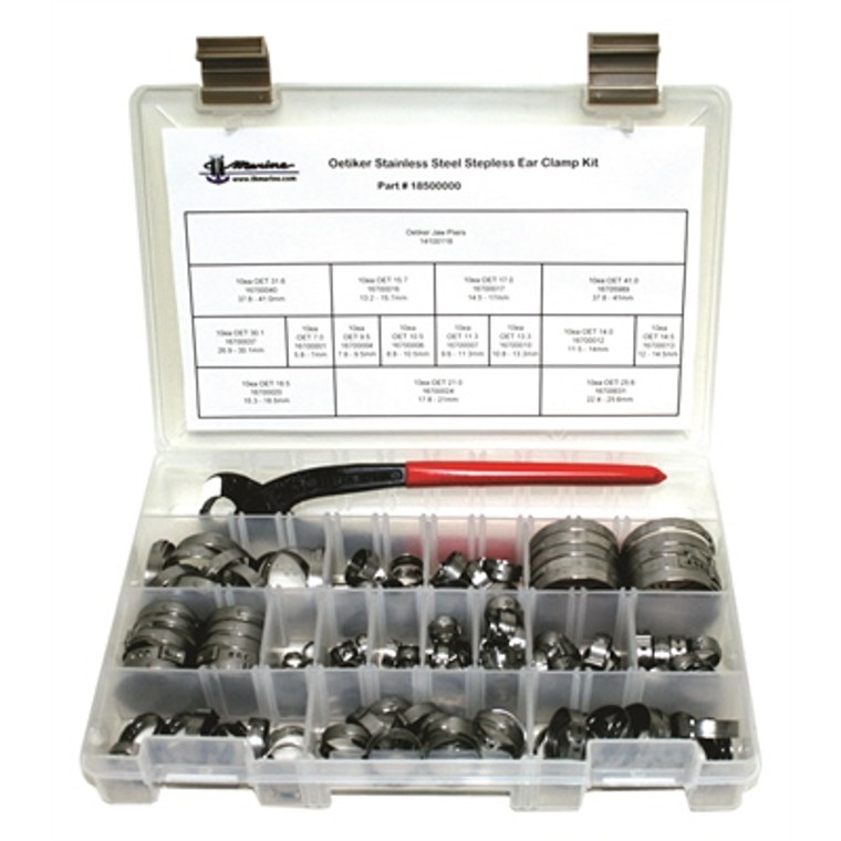 T-h Marine - Oetiker Clamp Kit - 18500000 T-h Marine - Oetiker Clamp Kit - 18500000