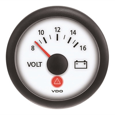 Veratron Us  - Voltmeter White 8-16v - A2C59512546