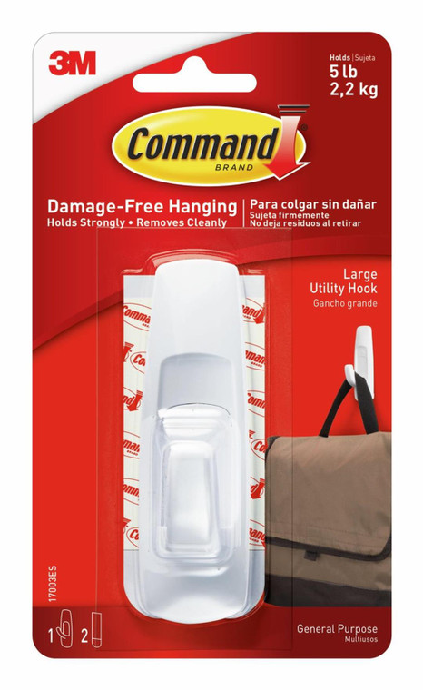 3m - Command  Large Utility Hooks - 17003ES