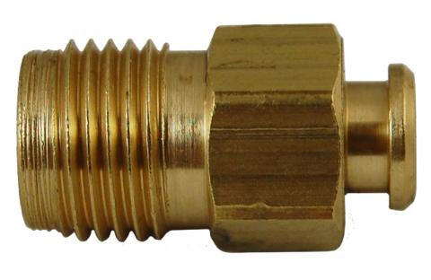 Ap Products - 1/4' Inverted Plug- Brass - ME2131