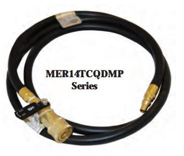 Ap Products - Qd Hp 1/4 Hose 72' Pkg - MER14TCQDMP-72P