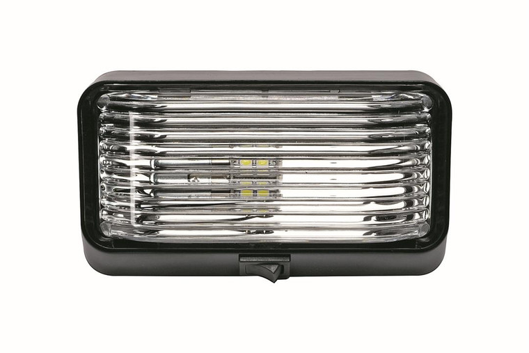 Arcon - Led  Bw Rct Prch Lite W/sw Blk-clr - 20677