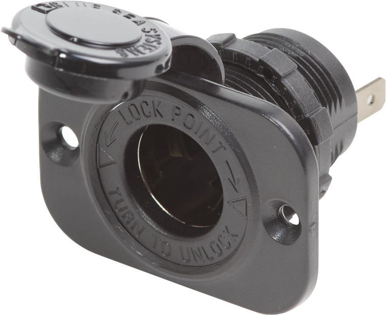 Blue Sea - 12v Dc Dash Socket - 1011-BSS