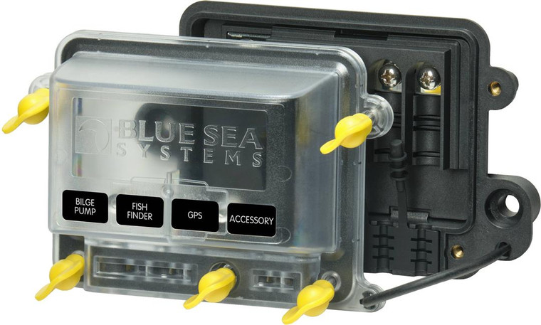Blue Sea - Busbar H2o 4 Gang Common Bus Manual - 2356100-BSS
