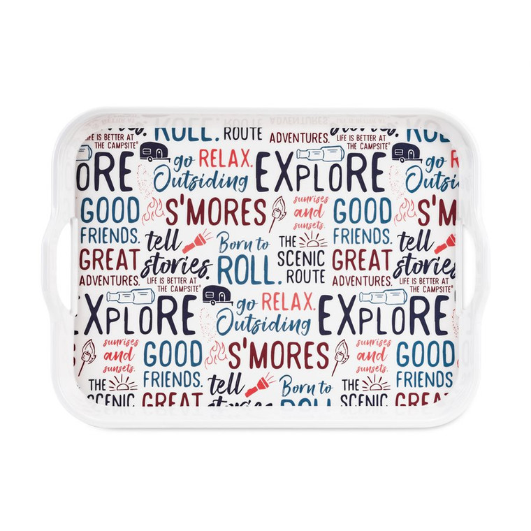 Camco - Libatc - Melamine Tray  Graffiti De - 53486