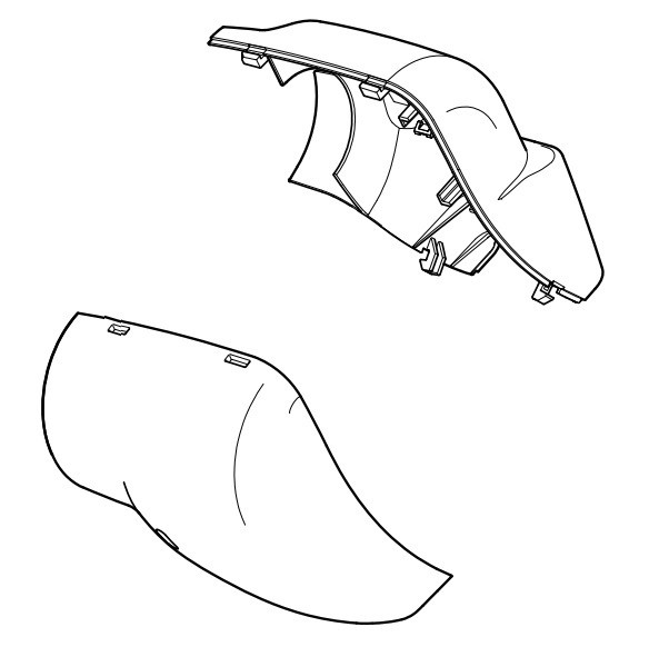 Carefree - Cover Kit Motor Alt Blk - R001931-006