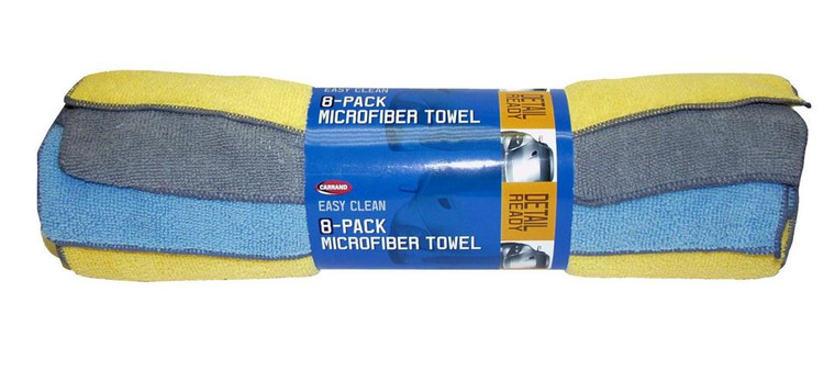 Carrand - 8 Pk Microfiber Towel 14x - 40062