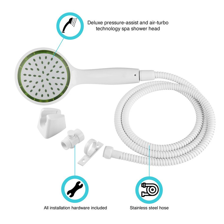 Dura Faucet - Bath  Tub  & Shower - DF-SA470K-WT