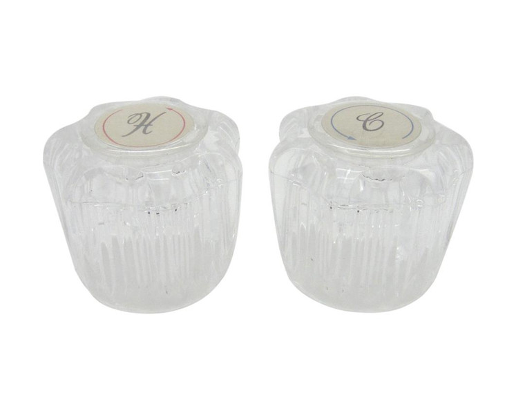 Dura Faucet - Crystal Acrylic Knobs - DF-RKA