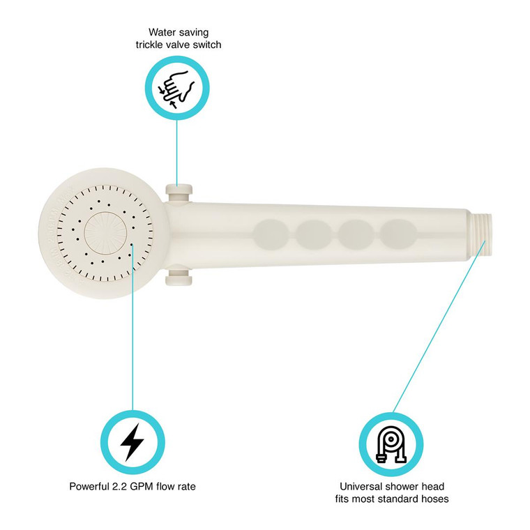 Dura Faucet - Hand Held Shwr Wnd Bisque - DF-SA135-BQ