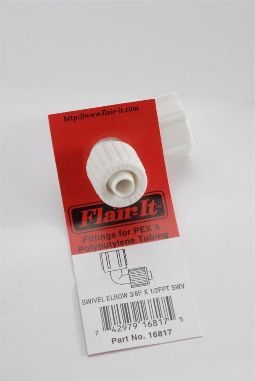 Elkhart Supp - 1pc 3/8 X 1/2 Swivel Elbo - 16817