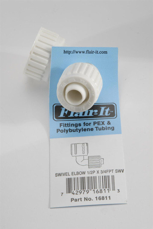 Elkhart Supp - Swivel Elbow  1/2'px3/4'f - 16811